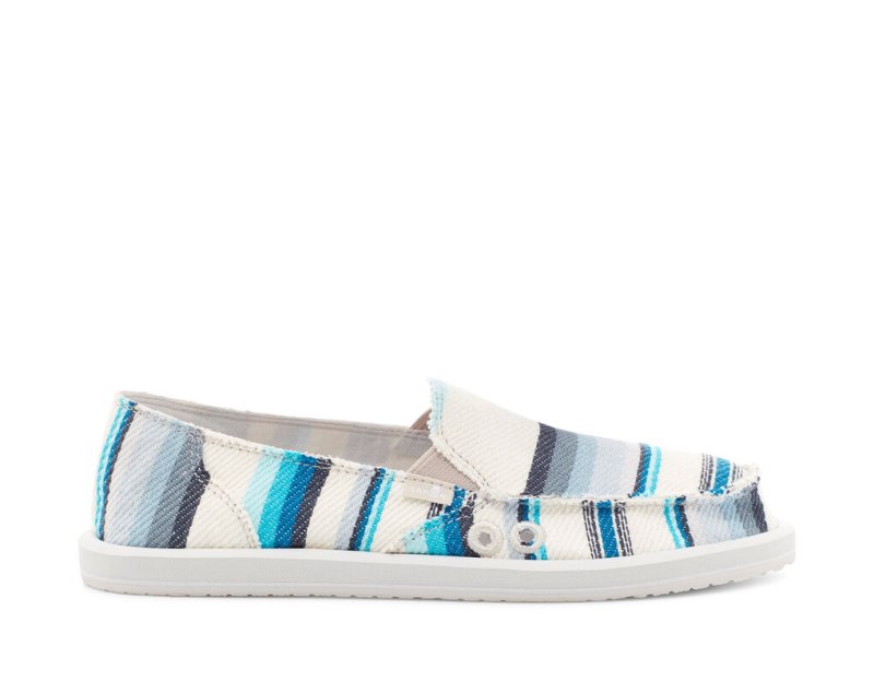 Sanuk Donna Blanket Slip-on - Sanuk Shoes Womens Blue - Philippines XBJUTM065